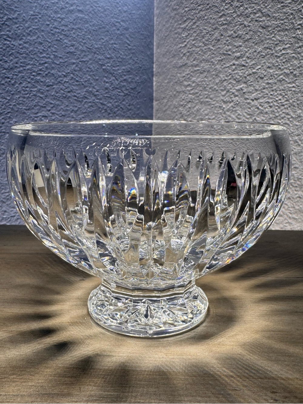 Marquis by Waterford Footed Crystal Bowl 5.75” Pedestal Candy Nut Dish EUC